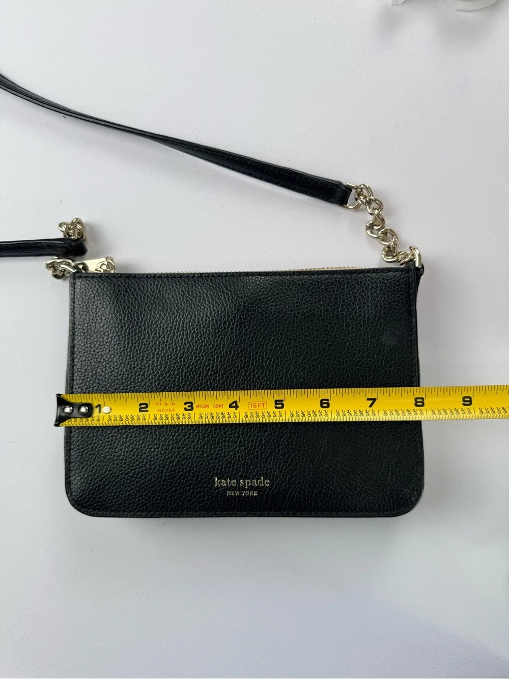 Kate Spade New York Black Pebbled Leather Shoulder Bag & Wallet Set Classic